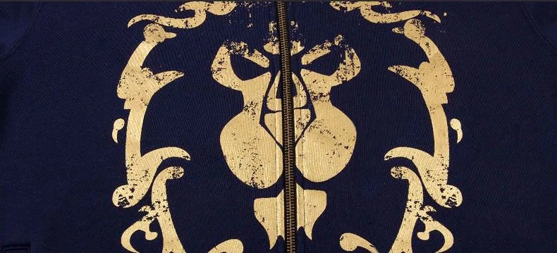 ZOGAA 2018 новые модные толстовки мужские и свитшоты World of Warcraft логотип Орды Союза