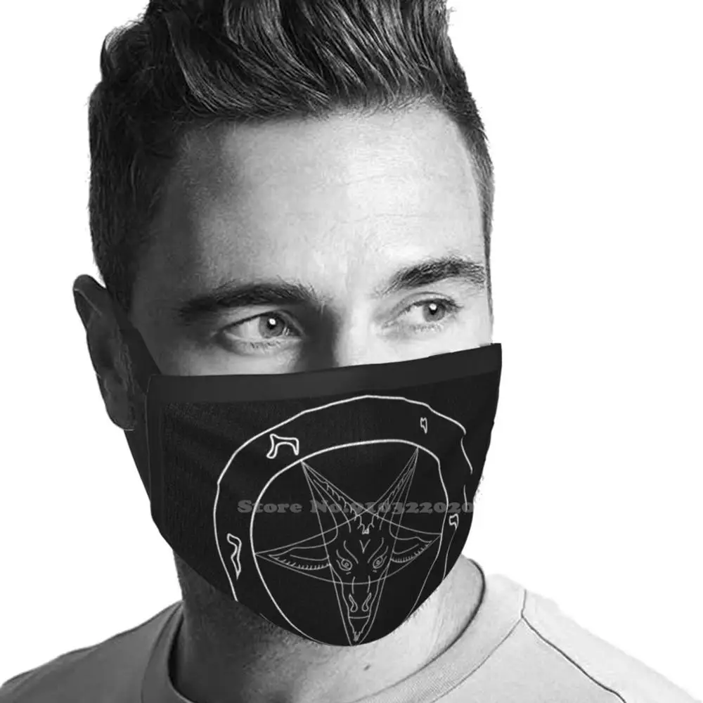 Шляпа Baphomet с пентаграммой руниной унисекс для мужчин и женщин Тонкая
