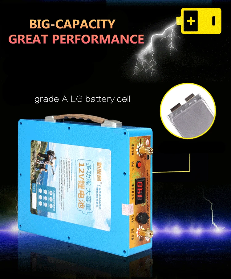 Литий-ионный аккумулятор USB 14 в 6 Ач для лодочных моторов/солнечной