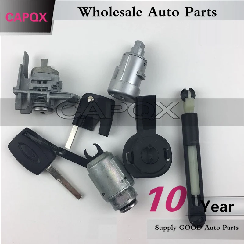 CAPQX полный комплект цилиндров для бокового замка двери зажигания Ford Focus 2005 2015