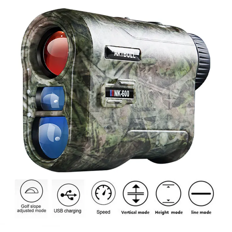 Лазерный дальномер ARTBULL для гольфа охотничья аккумуляторная батарея 600 ярдов |