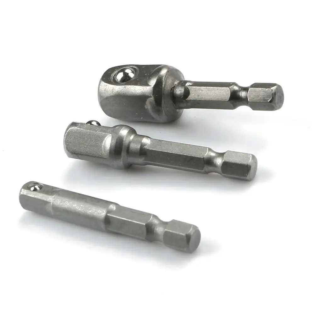 

Hex Shank Drive Screwdriver Drill Bit Electric Socket Wrench Adapter Wrench Sleeve Extension Bar For Electric Screwdriver Bits