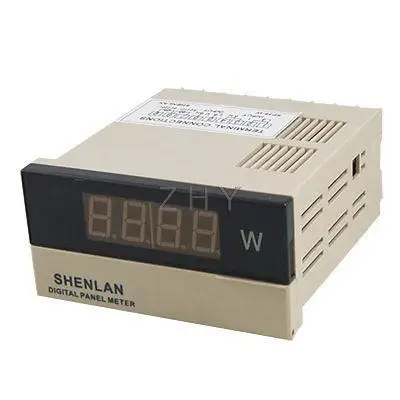 3 1/2 красный цифровой ЖК ватт панель метр AC 0 5A входной ваттметр 1100 Вт|Производство