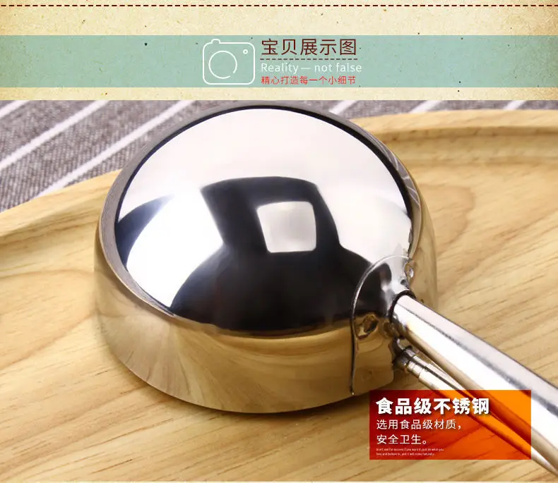 Ложка для мороженого Кухня инструменты 3 Размеры Нержавеющая сталь Весна ручка