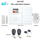 HA-VGT 4G система охранной сигнализации, домашнее предупреждение о взломе, порт LAN, управление через приложение, SMS-оповещение, охранная сигнализация для дома в квартире