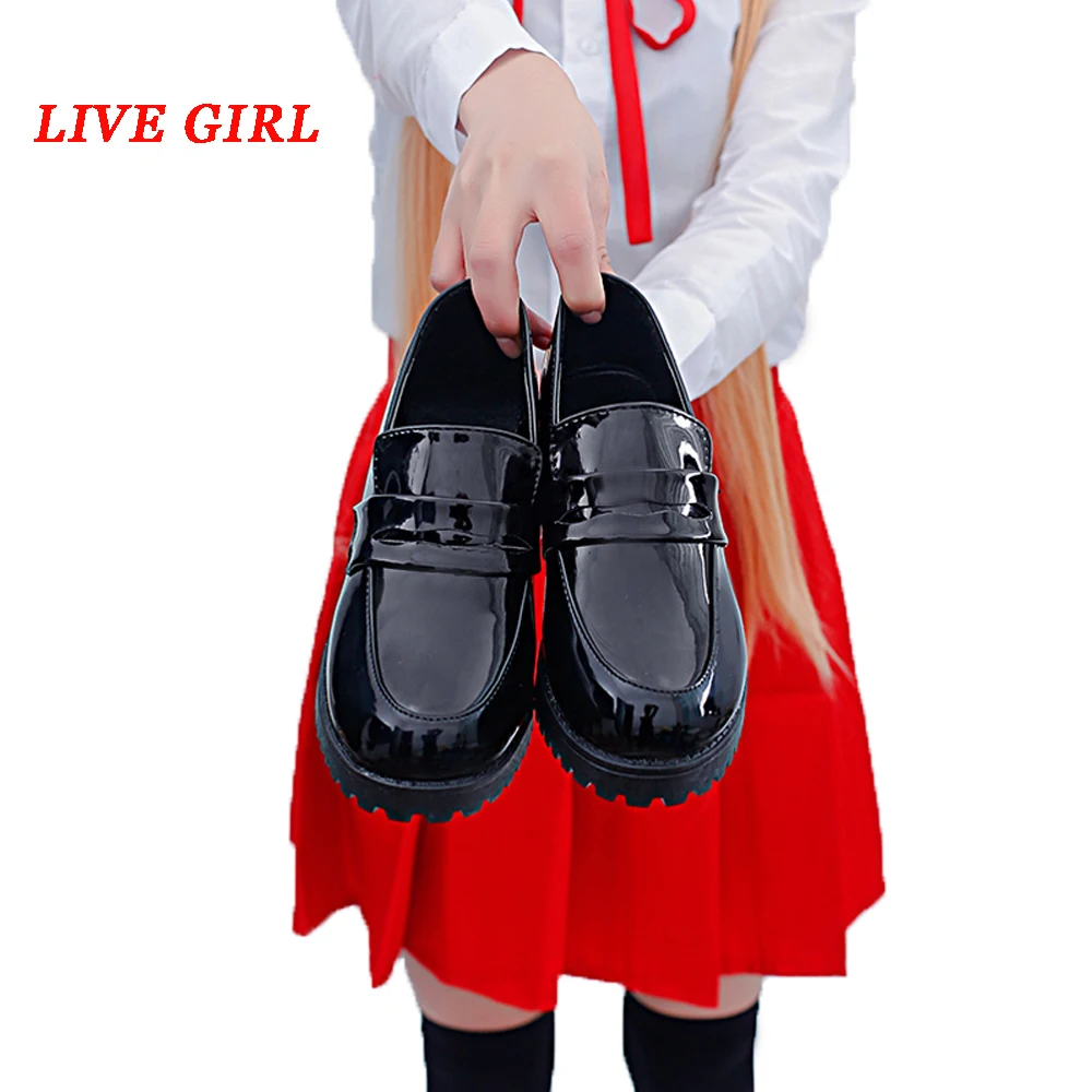 ¡Anime Love live Cosplay zapatos Janpnese uniforme zapatos Cosplay mujeres himuto! Umaru-chan Lovelive Sunshine JK Lolita
