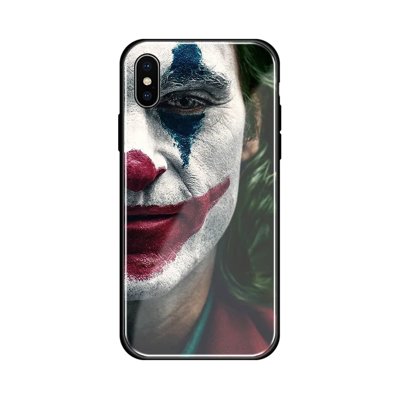 Joker Joaquin Phoenix мягкий силиконовый стеклянный чехол для телефона, чехол для apple iPhone 6 6S 7 8 Plus X Xr Xs 11 PRO Max
