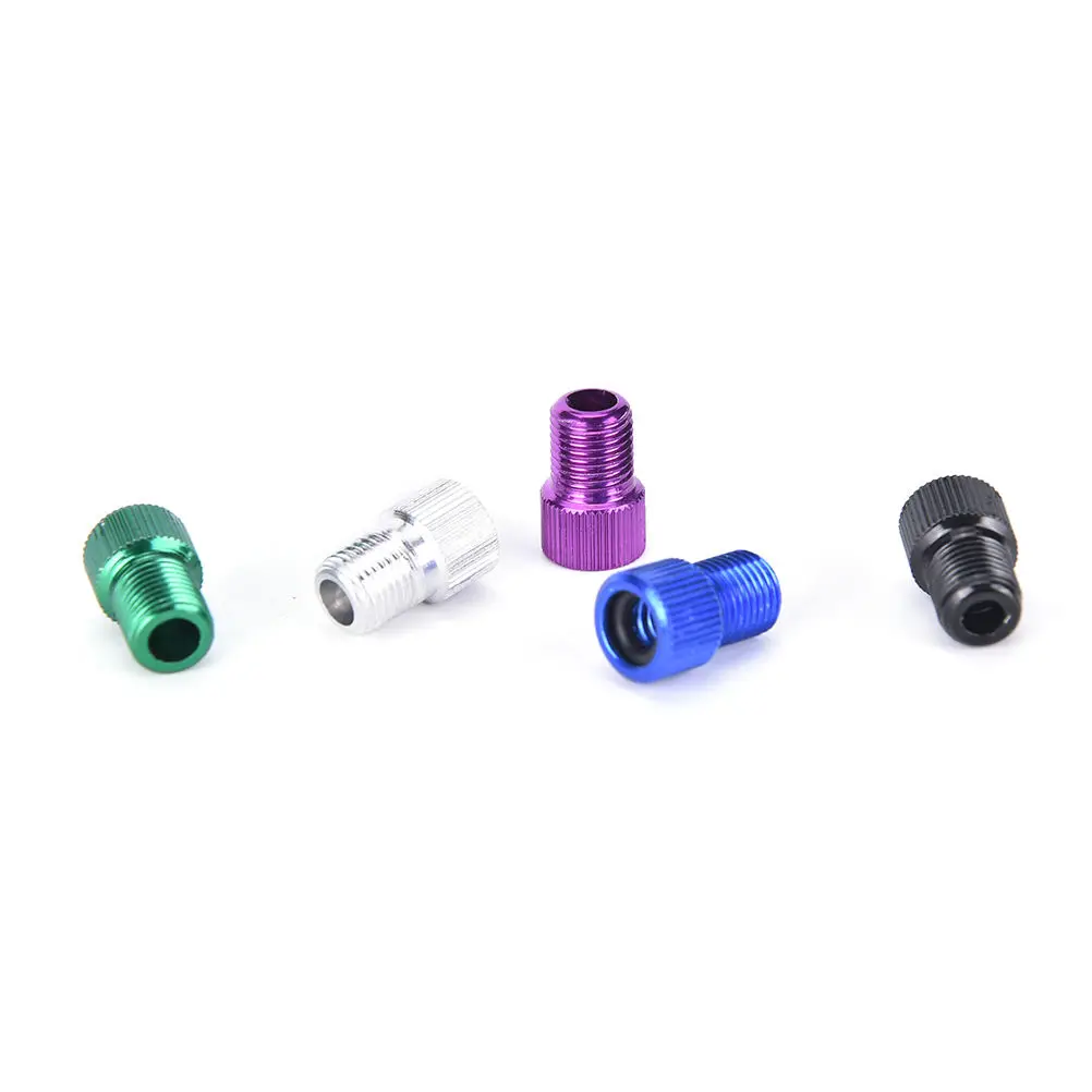 5PCS/lot Bicycle Bike Tire Valve Adapter Presta to Schrader Tube Pump Tool Converter Color Random | Спорт и развлечения