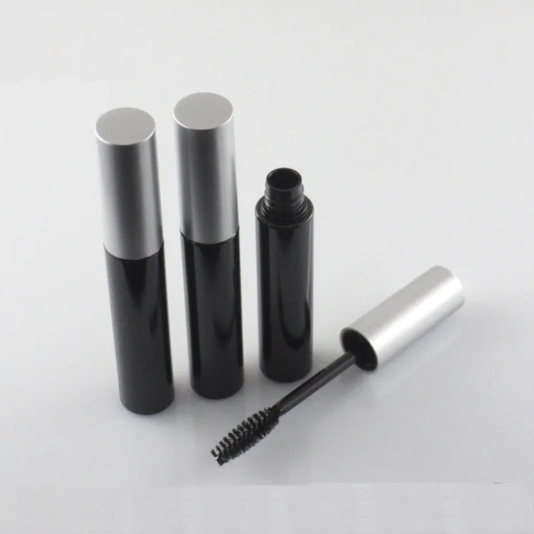 10 мл черная пластиковая трубка серебряная крышка для туши кисти Активная