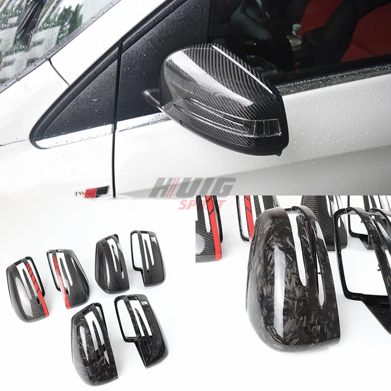 

Кованое углеродное волокно боковое крыло зеркало заднего вида для Benz CLA GLA GLK AMG W176 W246 W212 W204 C117 X156 X204 W221 C218