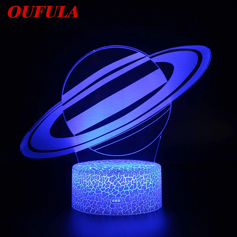 

Ночные светодиодные лампы, новинка, 3D лампа, милая игрушка, подарок, 7 цветов, абстрактная графика художника, мультяшная атмосфера, лампа для ...