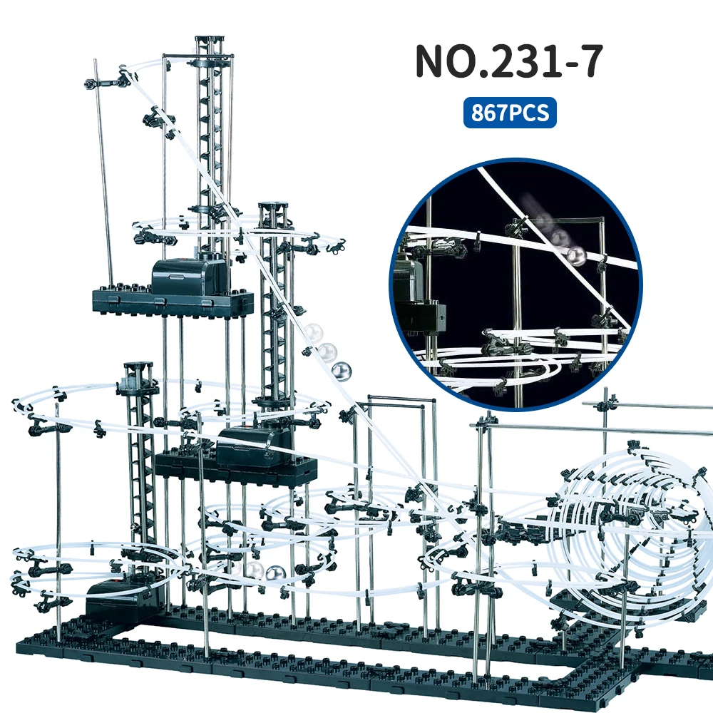 867 шт. Детский конструктор американские горки | Игрушки и хобби