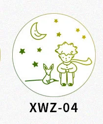 Рождественский восковый узор с принтом серия Little Prince значок металлический