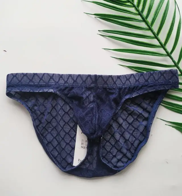 

2021 Brand Men Ultrathin Briefs Men Solid Triangle Pouch U Low Waist Panties Quick-dry Gay Underwear Male Sexy Underpants