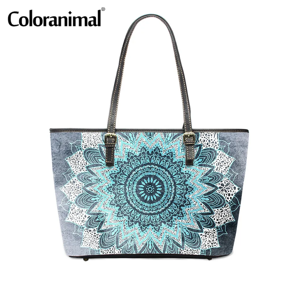 Coloranimal женские большие сумки с короткими ручками класса люкс в богемном стиле
