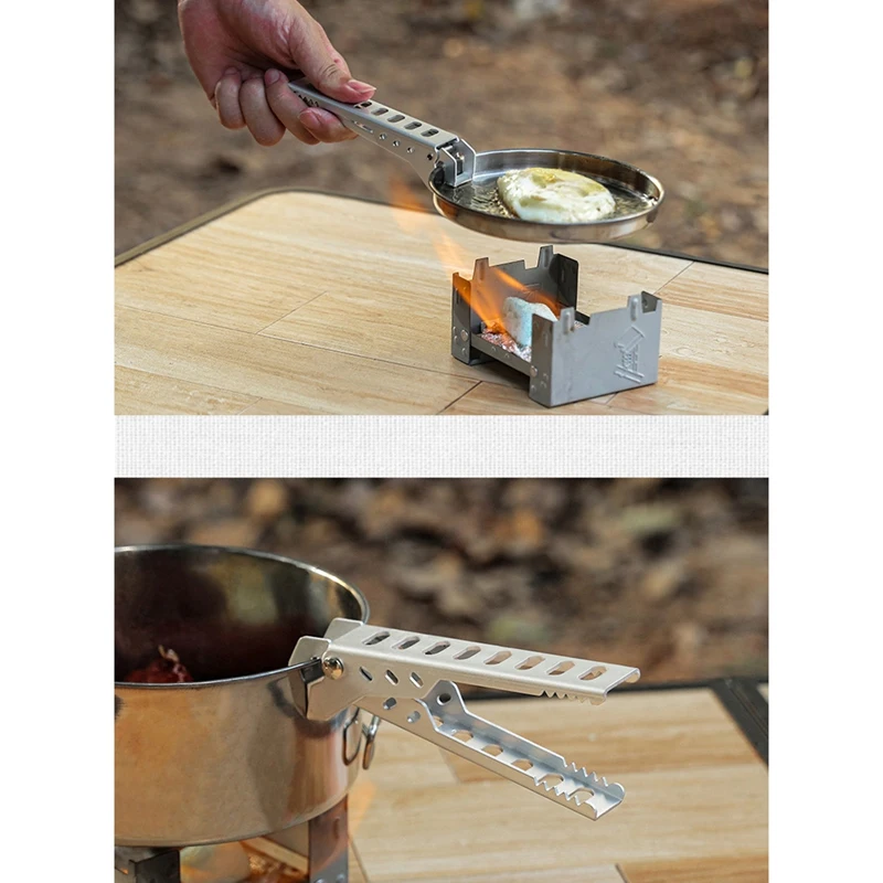 Camping Pot Pan Gripper Bowl Non-Hot Handle Clip Tableware Holder for |