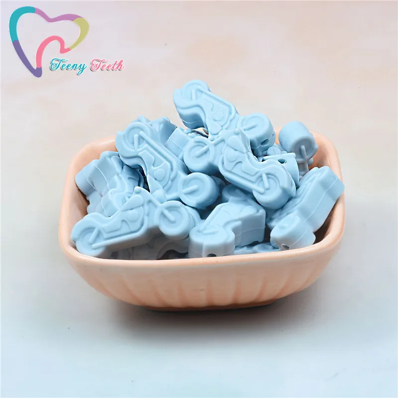 10 шт. силиконовые бусины в форме мотоцикла для детей|Бусины| |