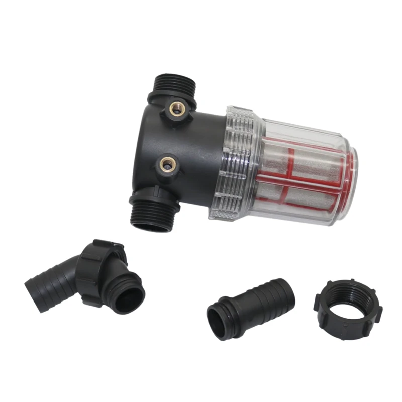 20Mm 50 Mesh Stainless Steel Large Flow Visible Filter Transparent Water Pipe Pre-Filter Garden Irrigation Agriculture Tool | Дом и сад