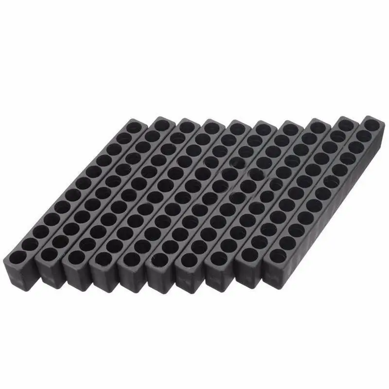 10pcs Drill Bits Holders 12 Holes Hex Shank Screwdriver Bit Storage Case Durable