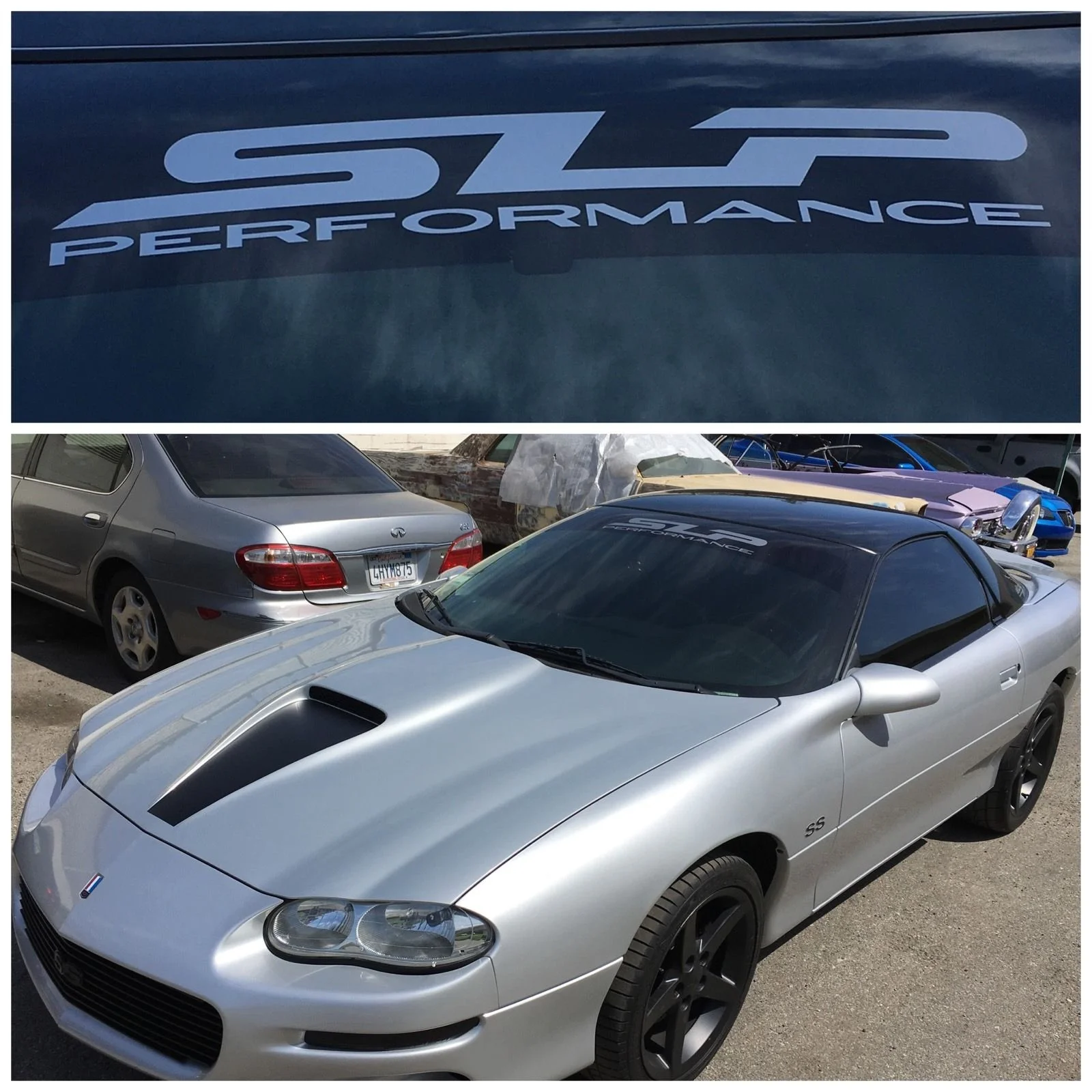 

Виниловая наклейка для лобового стекла SLP Performance 24 "Camaro Firebird Corvette | Любой цвет |