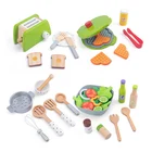 Деревянная игрушка для кухни сделай сам, имитационная модель, набор для резки фруктов, овощей, Обучающие игрушки, подарок для детей, девочек
