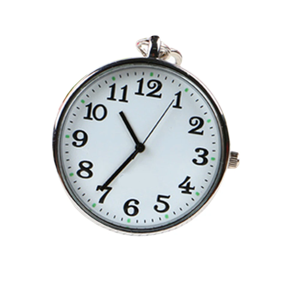Новые модные карманные часы с маленьким круглым циферблатом кварцевые