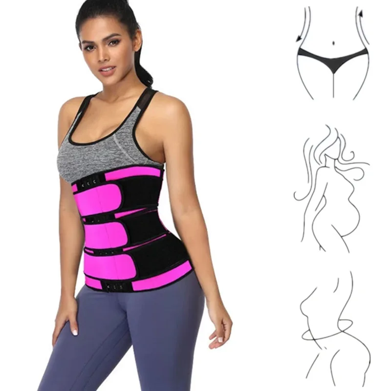

NO.ONEPAUL Abdomen Belt Strengthen Velcro Protective Belt Yoga Fitness Slimming Girdle Belt Three-breasted Waist Seal
