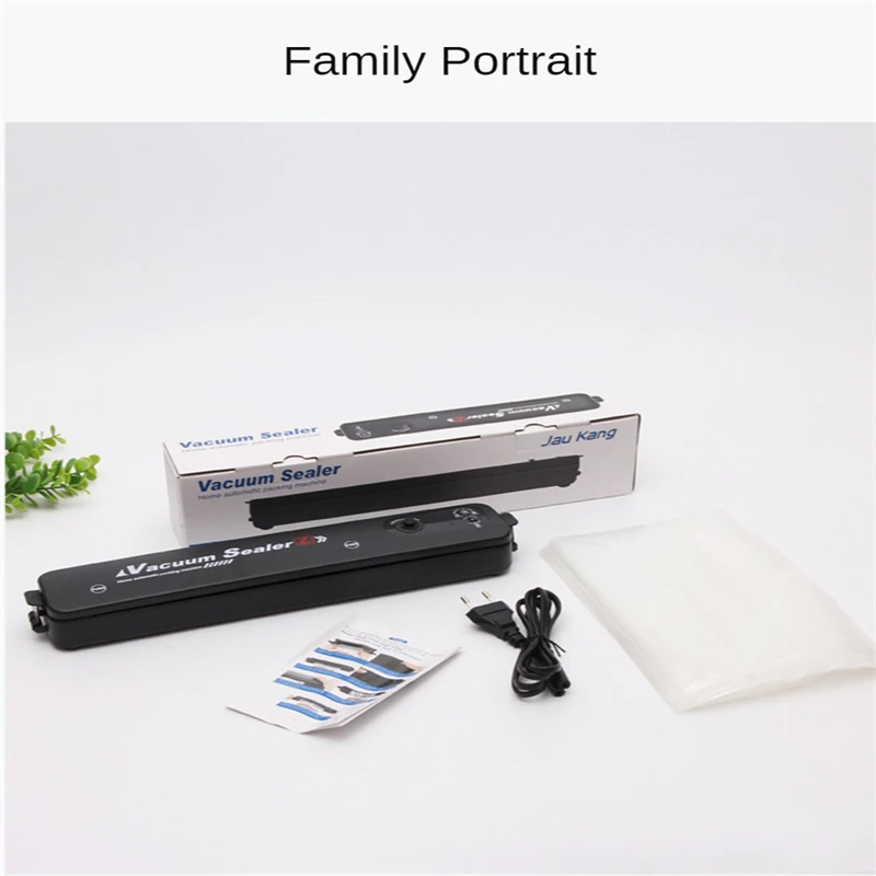 

Automatic Small Portable Food Vacuum Sealing Machine Free 10 Sealed Pockets Kitchen Food Preservation Machine