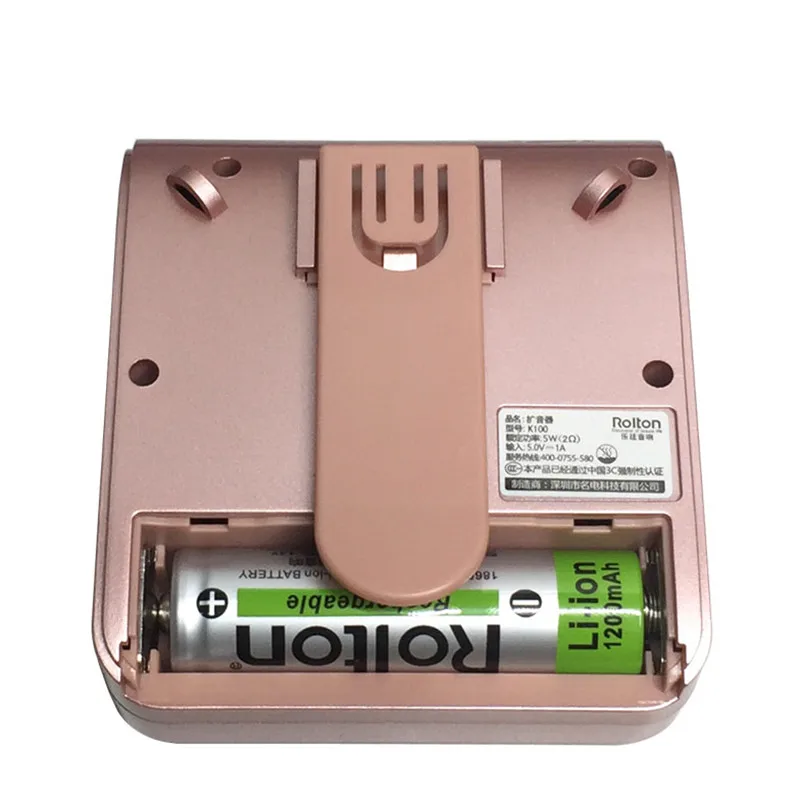 Портативный громкий динамик Rolton K100 мини-усилитель голоса микрофон с USB TF-картой