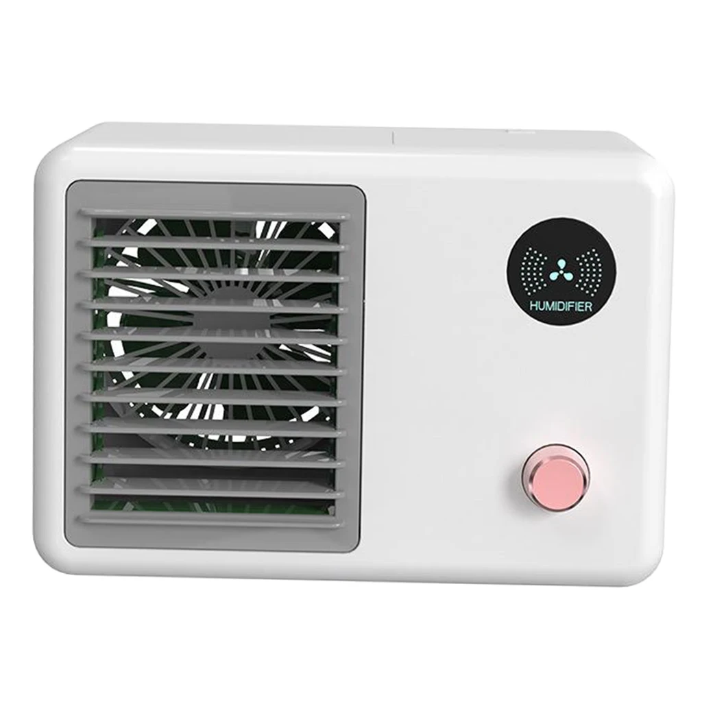 

Personal Air Cooler, 3-in-1 Silent Retro Portable Mini Air Conditioner, 400ml Evaporative Air Cooler Humidifier Purifier