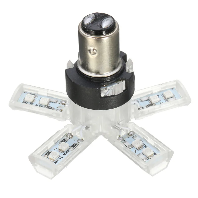 2Pcs 12V Red LED Spider Light brake tail Led Stop Bulbs 3157S 41-SMD Warning Rear Turn Signals | Автомобили и мотоциклы