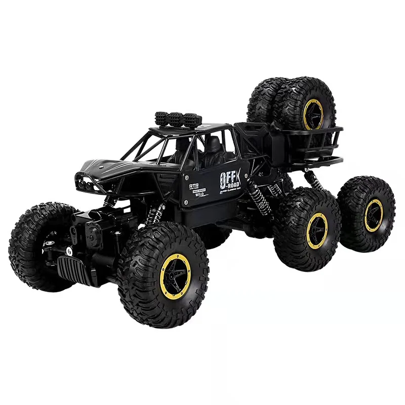 

2022 New 6WD Rock Crawler Extended Electric RC Car Remote Control Toys For Boys Machine On Radio Controlled 2.4Ghz 6x6 Drive