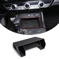 black abs for honda civic 11th 2021 2022 car centre insert console storage box interior stowing tidying car accessories