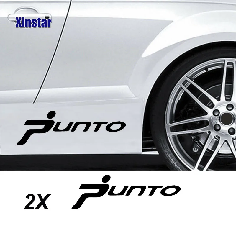 

2pcs Car body sticker For fiat punto car accessories