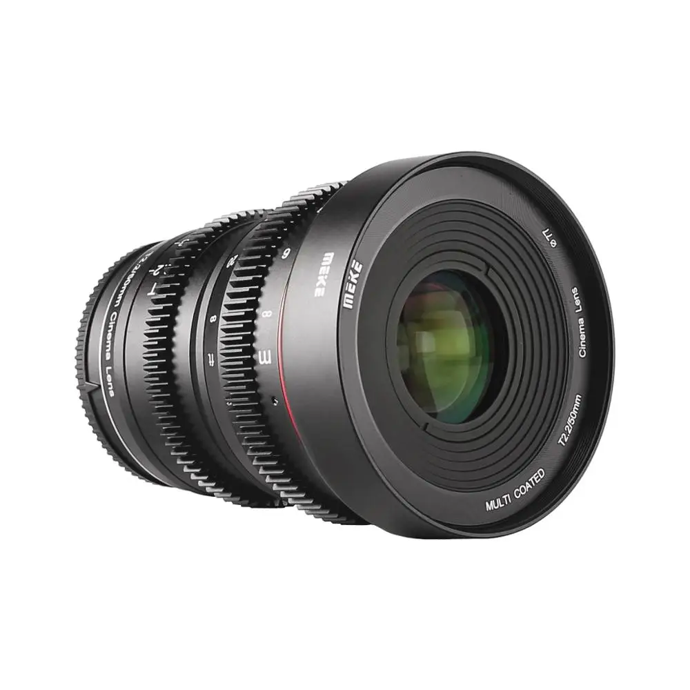 Meike 50 мм T2.2 ручная фокусировка объектива Cine с большой диафрагмой для Olympus Panasonic