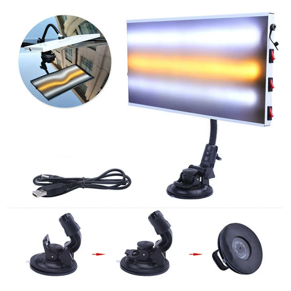 Набор для ремонта вмятин Легкая установка светодиодная лампа Светоотражающая