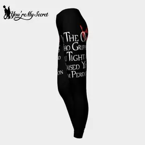You Are My Secret новые готические леггинсы, женские черные брюки Baphomet, темные готические леггинсы, фитнес-стиль