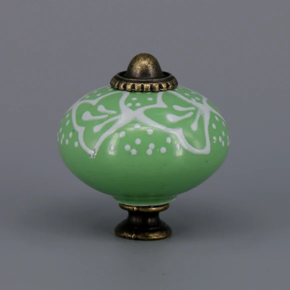 1 шт. ручки для кухонного шкафа расписанные вручную керамические антикварные