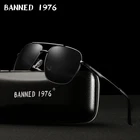 Очки солнцезащитные B935 Мужские квадратные, брендовые дизайнерские зеркальные солнечные очки большого размера, оригинальный подарок, 2019