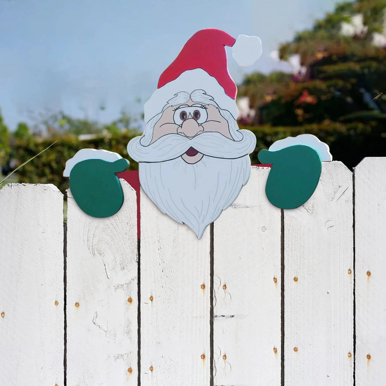 

Christmas Charms Pendant Santa Claus Fence Peeker Christmas Decoration Halloween Festivity To The Occasion Snowman Ornaments