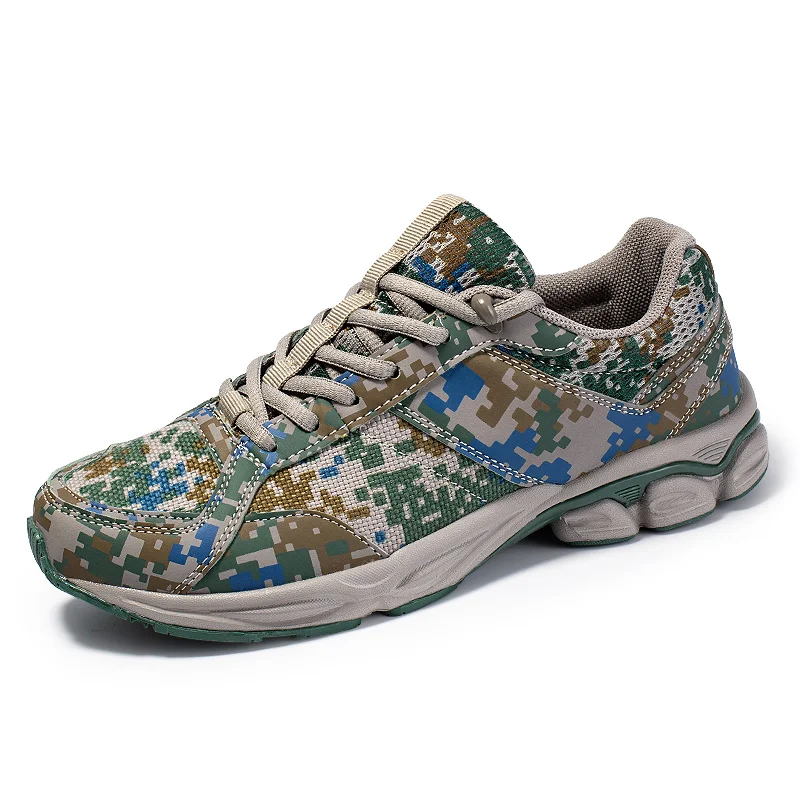 

Демисезонные мужские и женские военные кроссовки унисекс, спортивные уличные кроссовки, Женская камуфляжная зеленая обувь для ходьбы и бег...