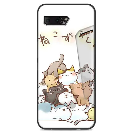 A2 Для Asus ROG Phone 2 ZS660KL чехол мягкий силиконовый защитный AsusROG Phone 2 II Тонкий чехол для Asus ROG2 ZS660KL - Цвет: A2