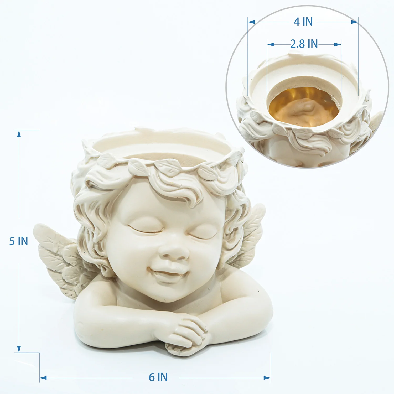 Подставка-держатель с ангельской статуей для Echo Dot 3-го поколения держатель