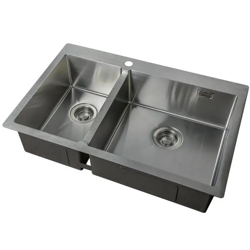 Мойка для кухни ZorG ZL R 780-2-510-R (Шумоизоляционное покрытие накладки с обратной