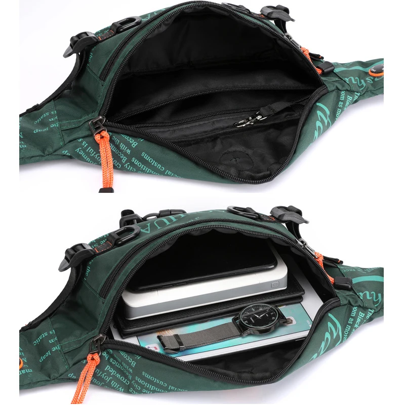 Поясная Сумка В Стиле Хип-хоп Новая женская мужская уличная мода нагрудная сумка