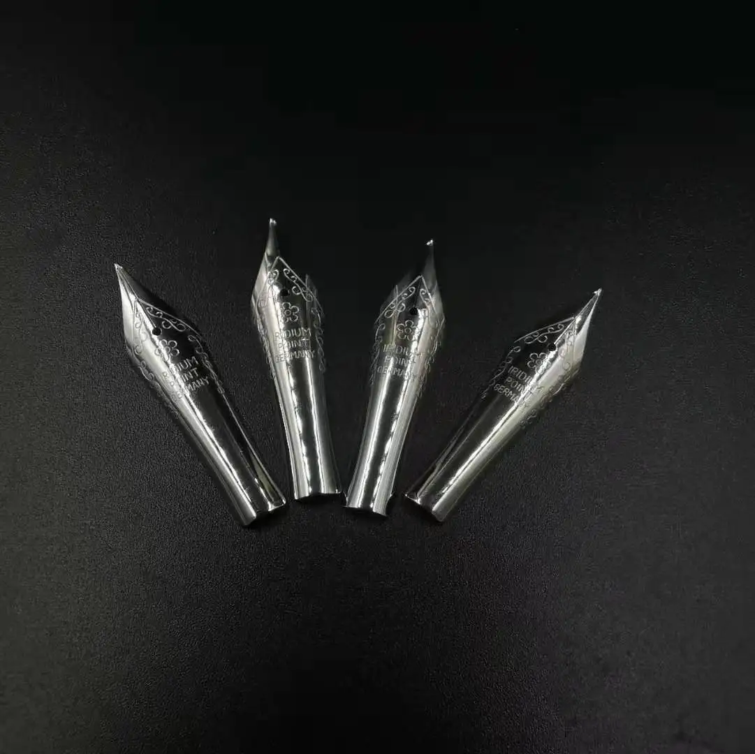 

4Pcs Medium Wet Nibs Silver #6 Nibs Germany Tip For Penbbs 456/308 Jinhao X450 X750 Fountain Pen Ink Pen Office school supplies