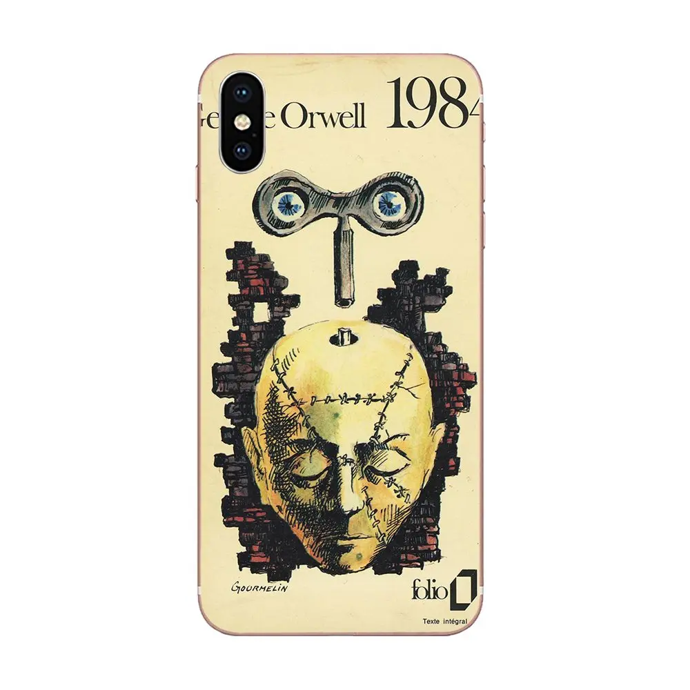 Phone Soft Shell For Xiaomi Redmi Note 2 3 3S 4 4A 4X 5 5A 6 6A Pro Plus 1984 George Orwell Book Flexibles | Мобильные телефоны и