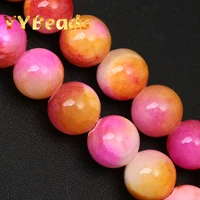 high quality natural pink orange persian jades stone beads loose spacer beads for jewelry making diy bracelets earrings 6 12mm