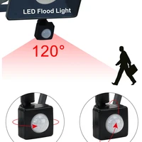 30W 50W  PIR Motion Sensor LED Flood Light  Waterproof   Reflector Floodlight Lamp AC 220V foco Led Exterior Outdoor Spot Light