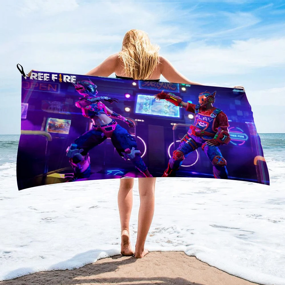 Банное полотенце из микрофибры Free Fire пляжное женская шелковая длинная юбка с